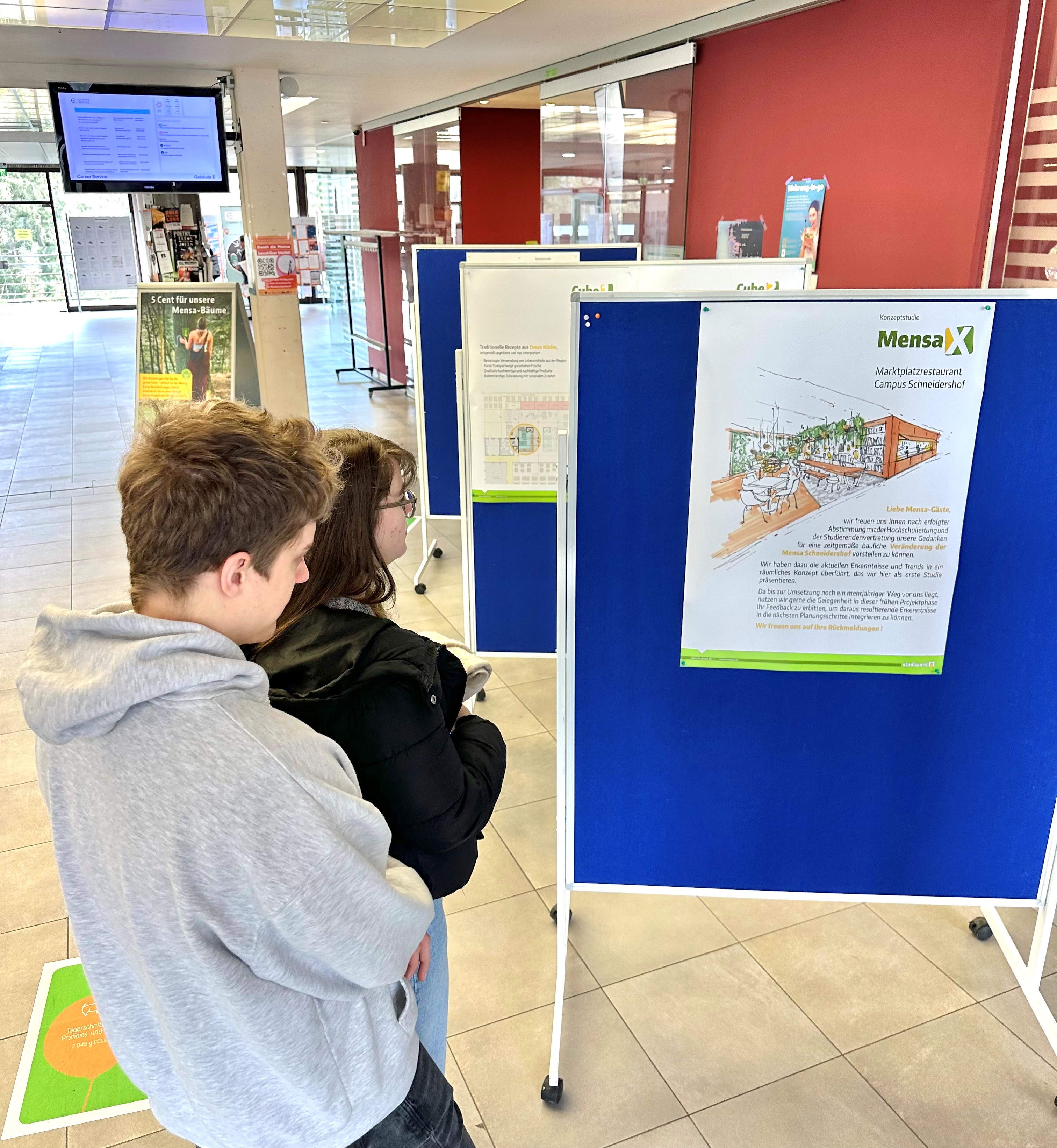 Foto: Konzeptstudie "MensaX" zur Neugestaltung der Mensa Schneidershof