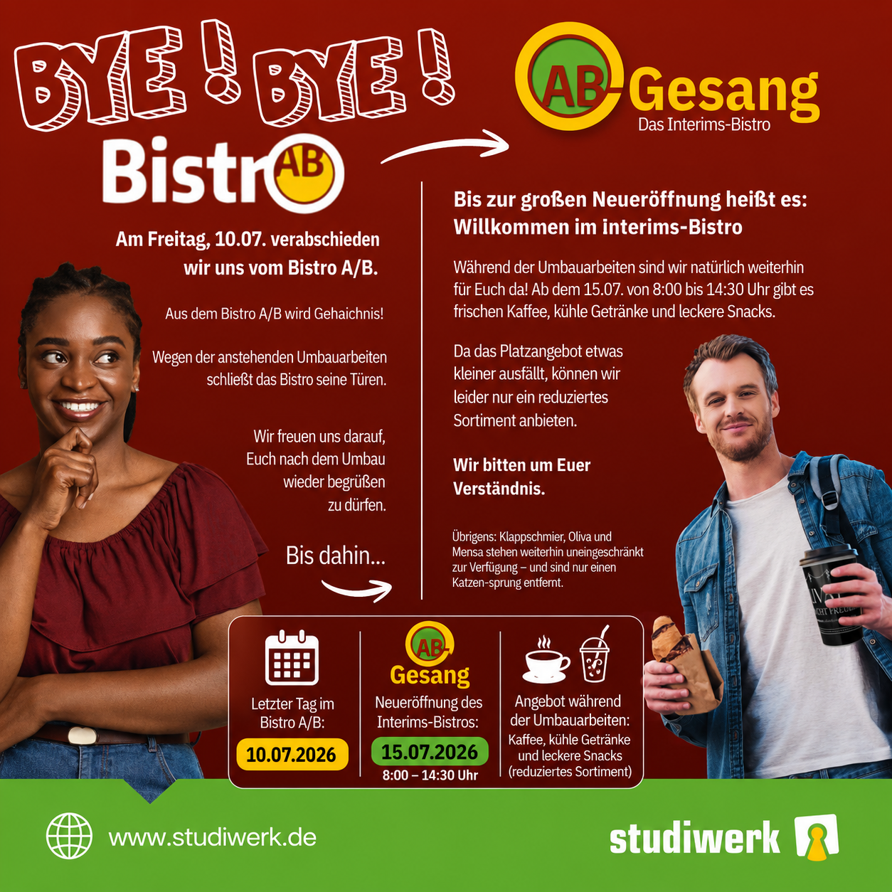 Foto: Bye, bye Bistro A/B!